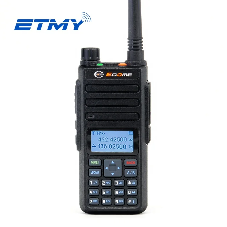 ETMY ET-D889  DMR GPS dual band Ham two way radio  walkie talkies dual bawalkie talkie DMR portable digital two way radio