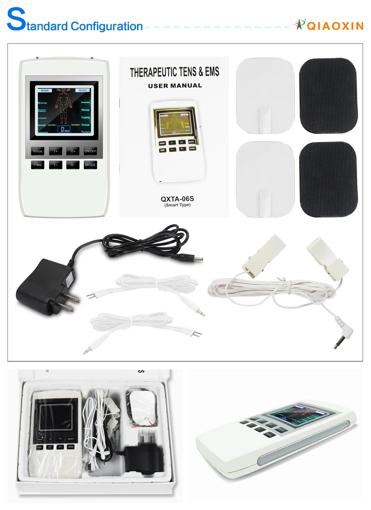 Physiotherapy Equipment Tens Transcutaneous Electrical Tens Machine Electrodes Unit Electric Body Massager