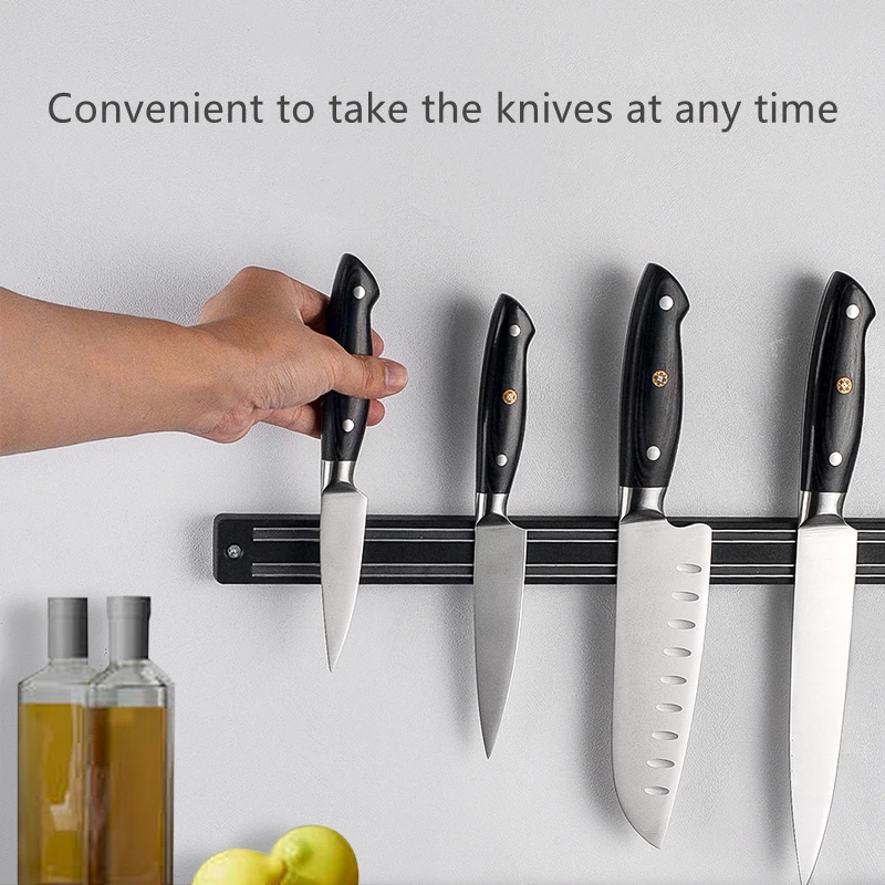 Good Quality Plastic Magnetic Knife Holder Magnetic Knife Bar Magnetic Knife Strip For Kitchen Storage 33cm/38cm/50cm/55cm