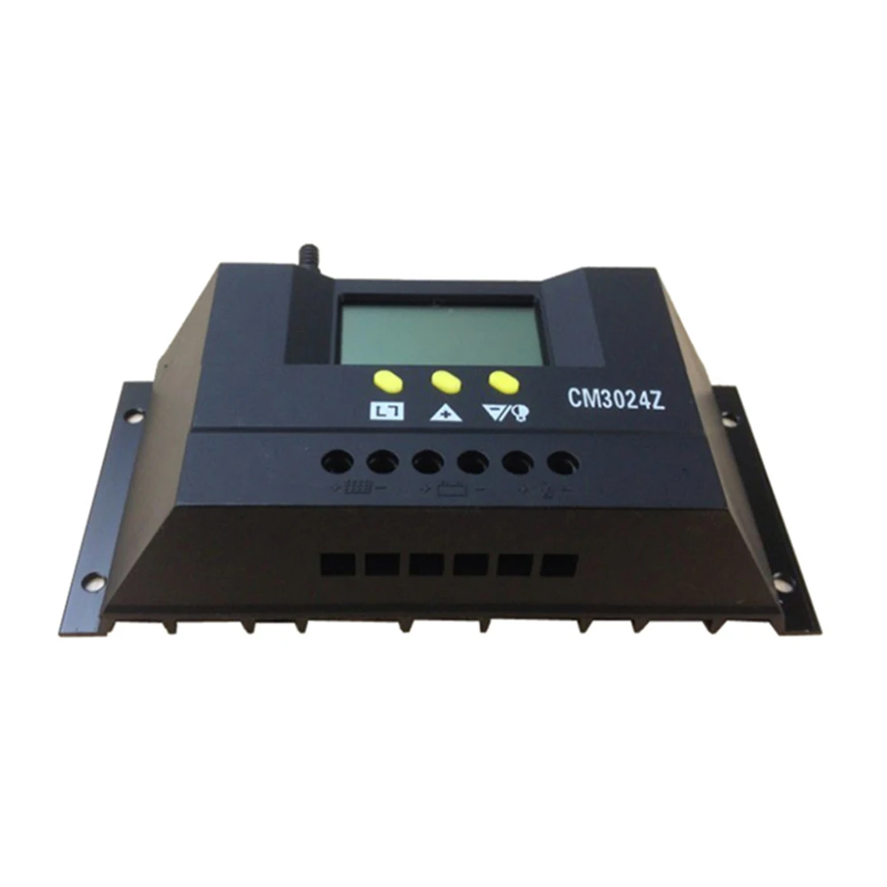 CM3024Z 30A Solar Charge Controller 12/24V Voltage Current Regulator Charge Controller With LCD Dual USB Output Solar Cell Panel