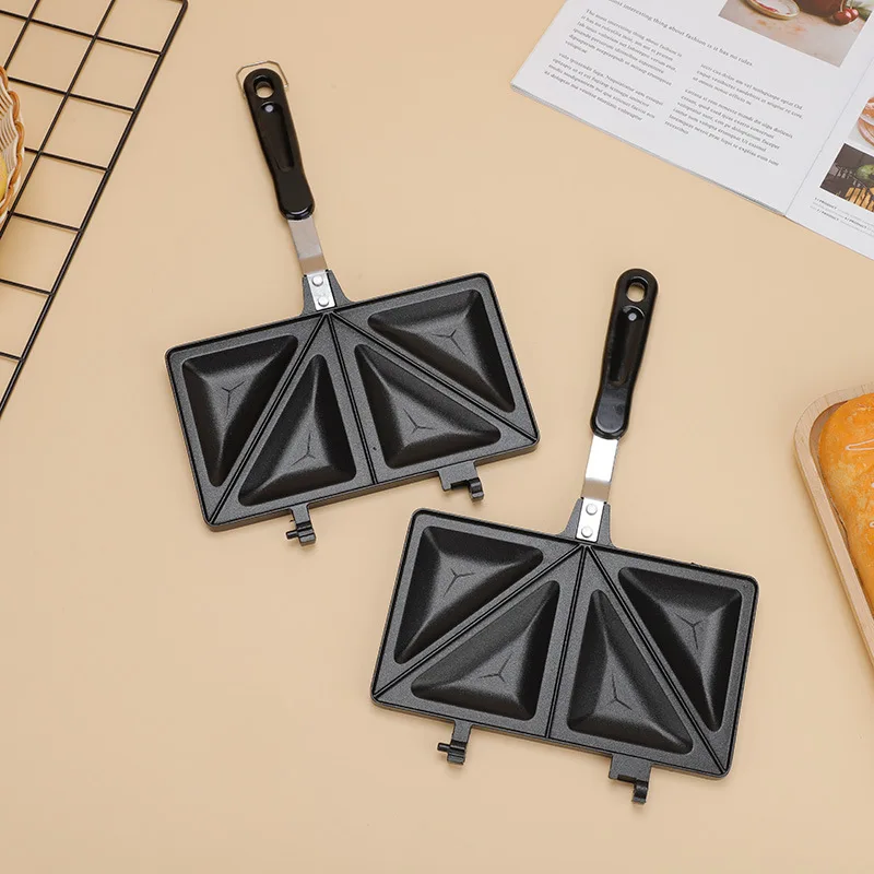 Factory Direct Sale Kitchen Sandwich Maker 2 slice Breakfast Fast Toaster Waffle Maker Machine