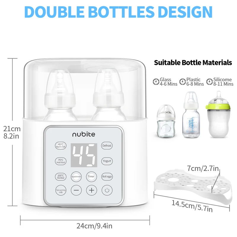 Calentador De Biberones New Born Essentials Bottle Warmer Milk Heater for Baby and Sterilizer