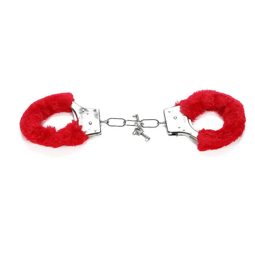 Handcuffs Police Male Leather Bondage Set Bdsm Restraint Bondage Sex Toys Whips Collar Handcuffs