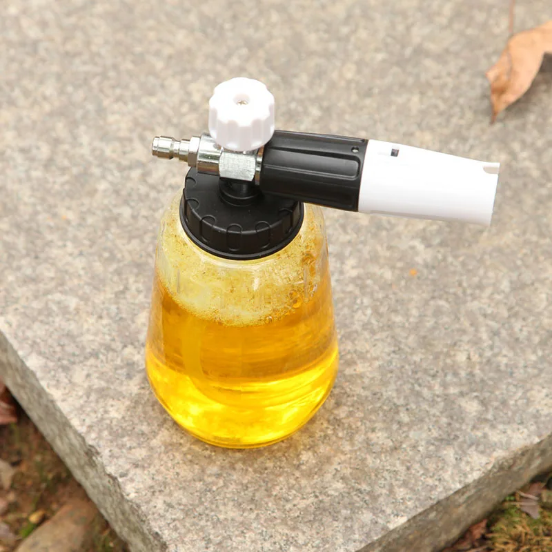 Заводская оптовая продажа, Снежная прозрачная пушка, никелевая пластина, прозрачная пенная насадка