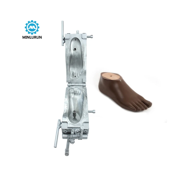 Medical Prosthesis Molds Prosthetic Foot Moulds For Leg Carbon Fiber Cover Injection Mould
