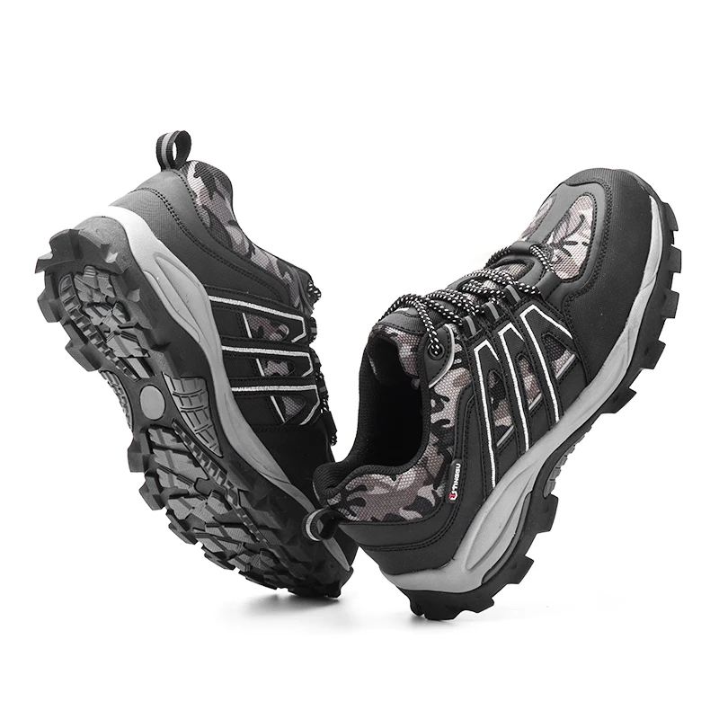 Fashion industrial oil resistant working sneaker  casual sport safety work shoes for men