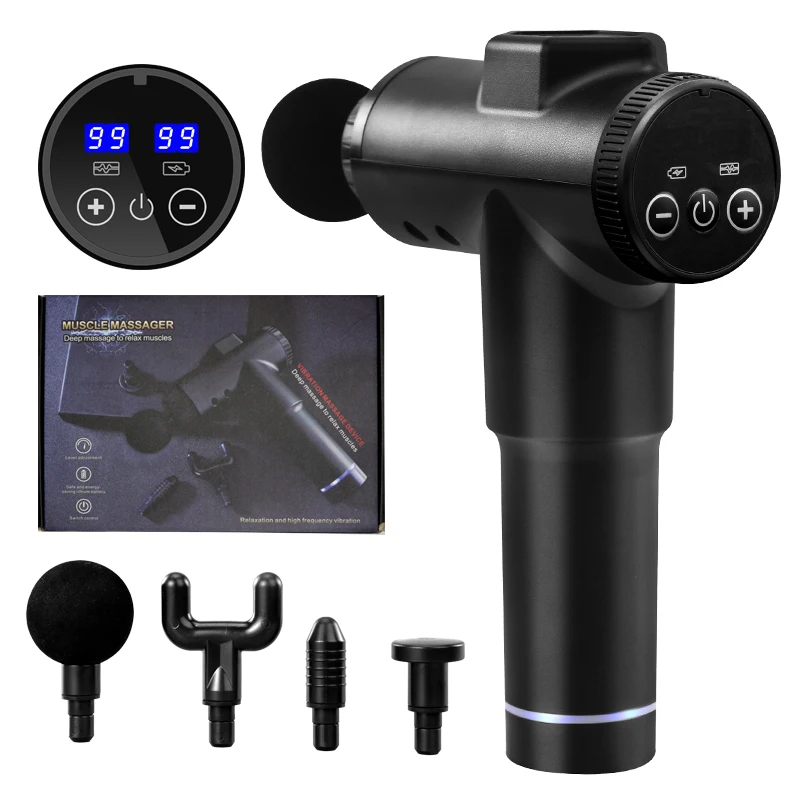 Новый высококачественный производитель Usb 99 скоростной ручной профессиональный спортивный электрический массажный пистолет для глубоких тканей