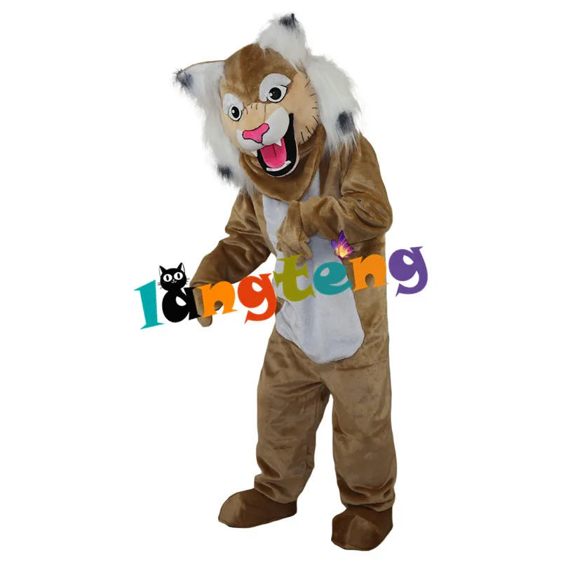 857 Cartoon Halloween Cosplay Party Christmas  Carnival Apparel Wildcat Stray Cat Hare Racoon Mascot Costumes