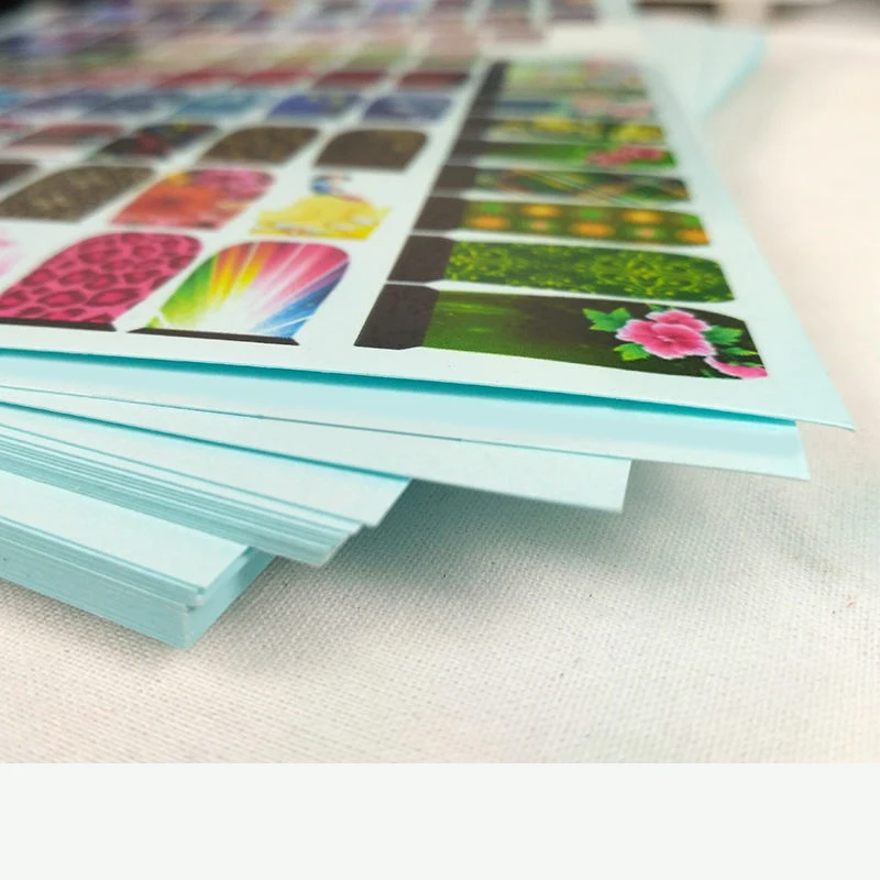 A4 Blue Backing Waterslide Decal Paper Laser Clear 100 Sheets Water Slide Transfer Paper Printable  Film