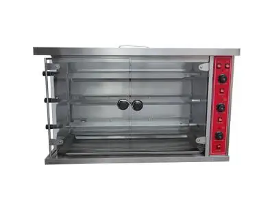 Вертикальный 3 слоя газовая аппарат для приготовления курицы гриль печь коммерческих курица жаровня машина