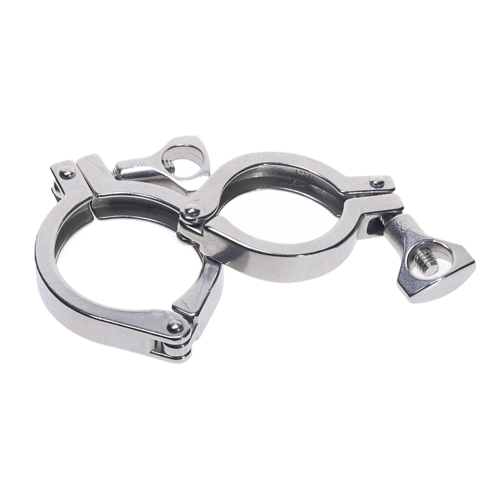 Sanitary Stainless Steel Pipe Fitting Three Piece Clamp Ring