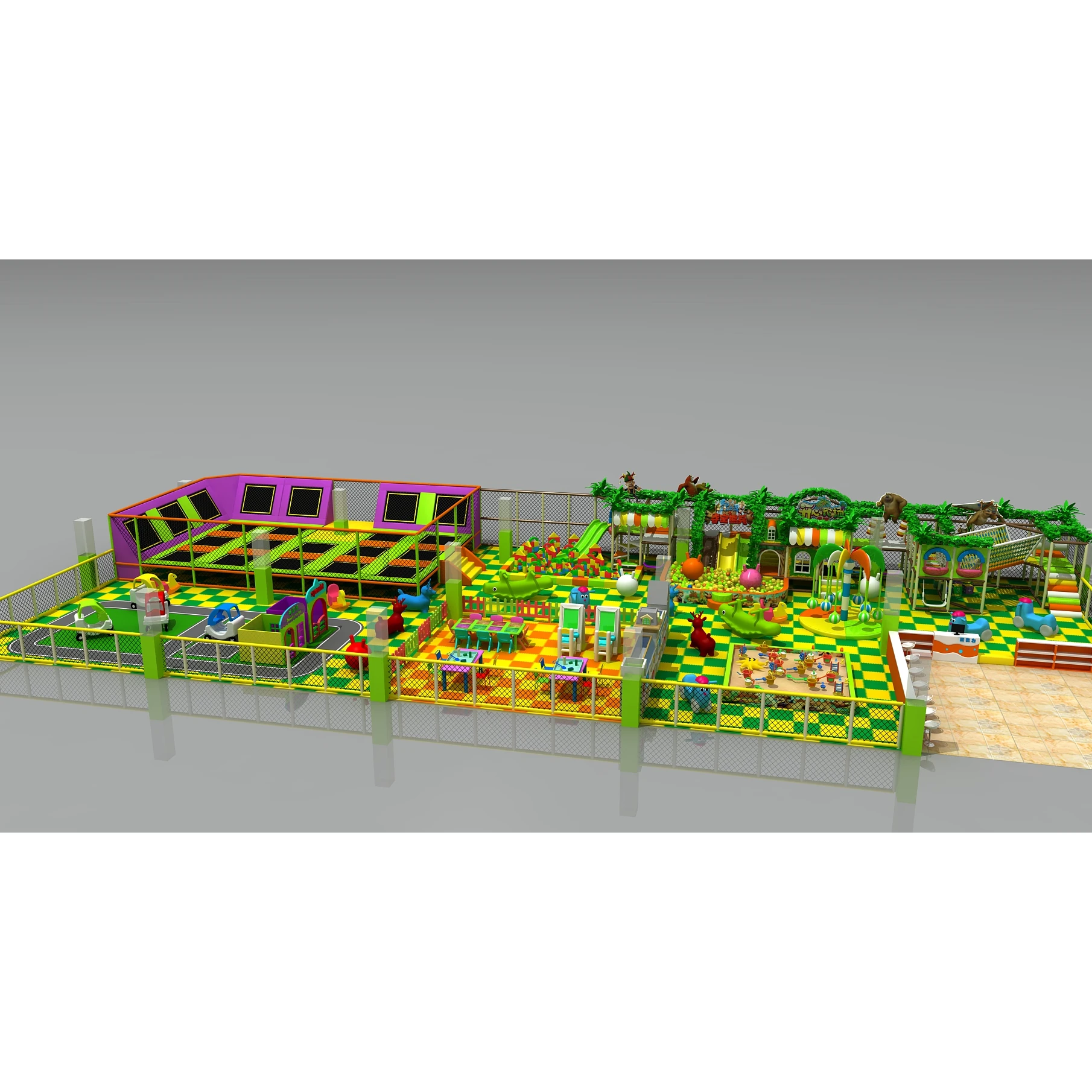 Maidele Adult Toddler Children Home Soft Play Colorful Modern Soft Comfortable Park Amusement Indoor Playground for Toddler