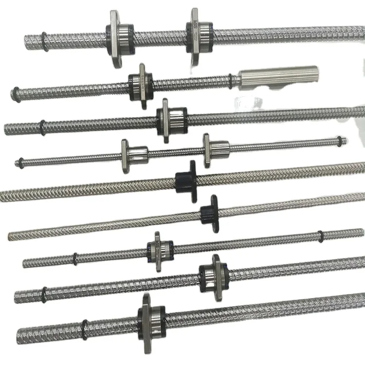 Grinding Ball Screw KSS 0801 The Fine Quality Rolled Grinding Threaded high precision C3 Ct5  Miniature Ball Screw