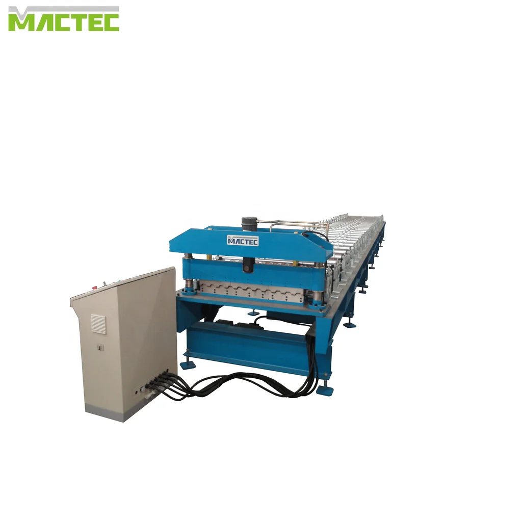 Manufacturing Ceramic Tile Plate Trapezoid Roof Panel Roll Forming Machine