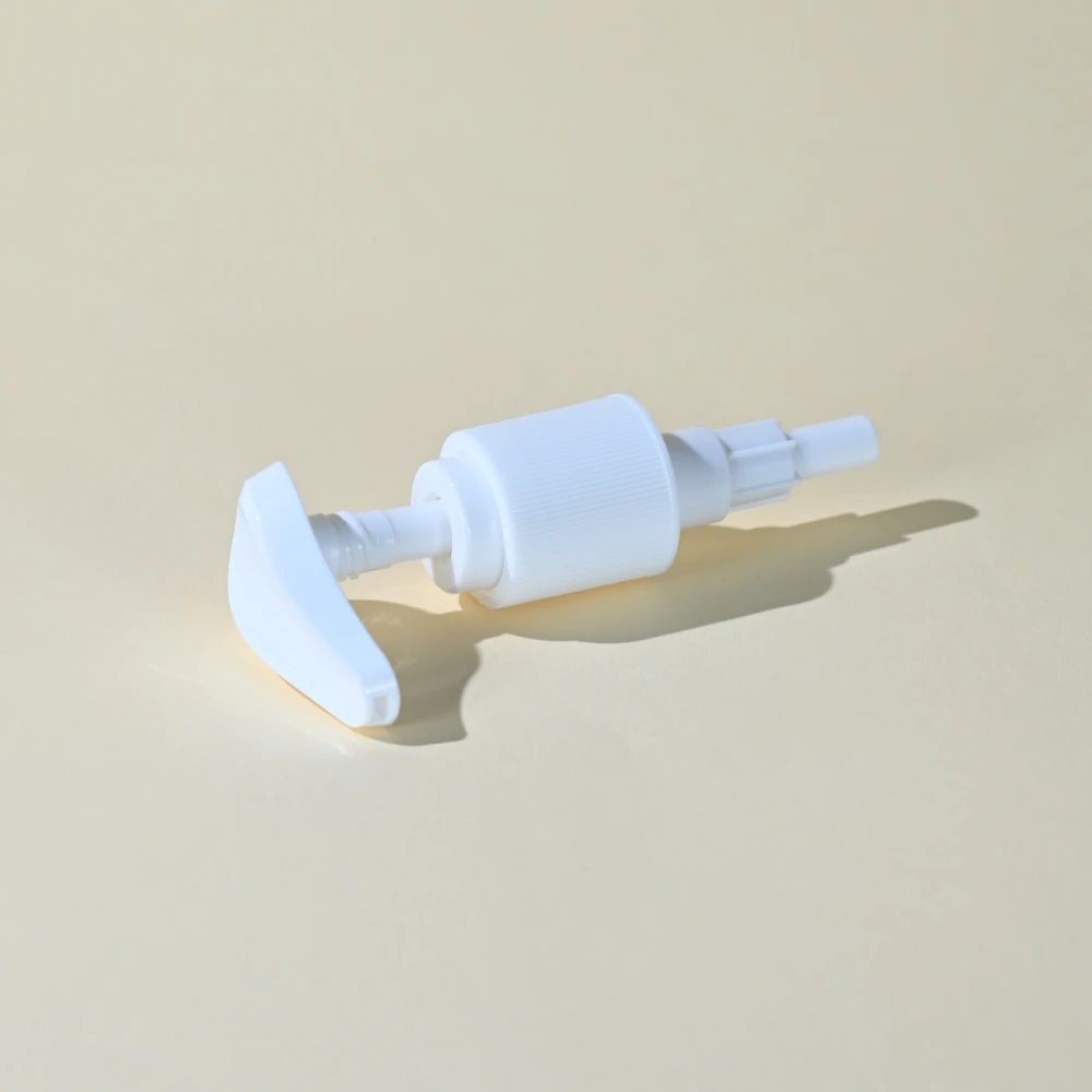 Metal 18/410 & 24/410 Plastic Lotion Pump with Ribbed Closure PETs Type Bottle Stopper for Cosmetics Hand Wash Packaging