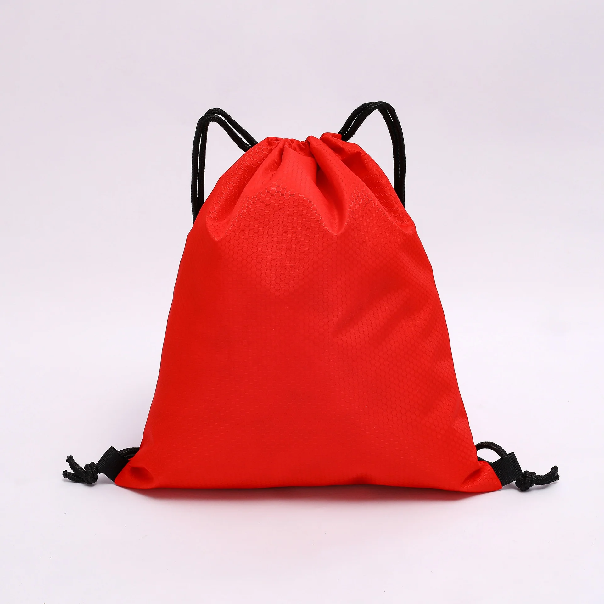Полиэстер рюкзак Drawstring спортивные сумки поддержка логотип по индивидуальному заказу