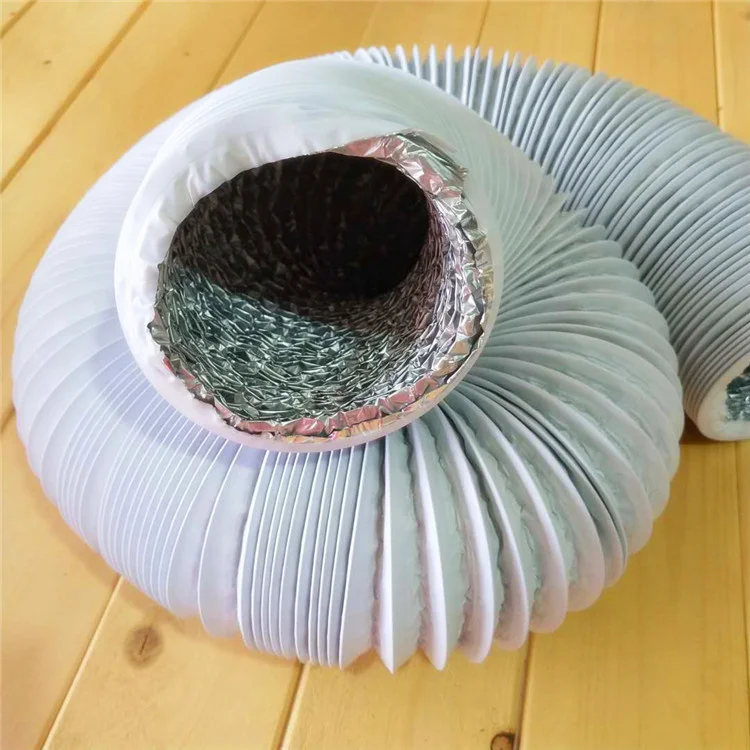 Фабрика в Китае алюминиевая гибкая труба для воздуховода воздуховод ОВКВ