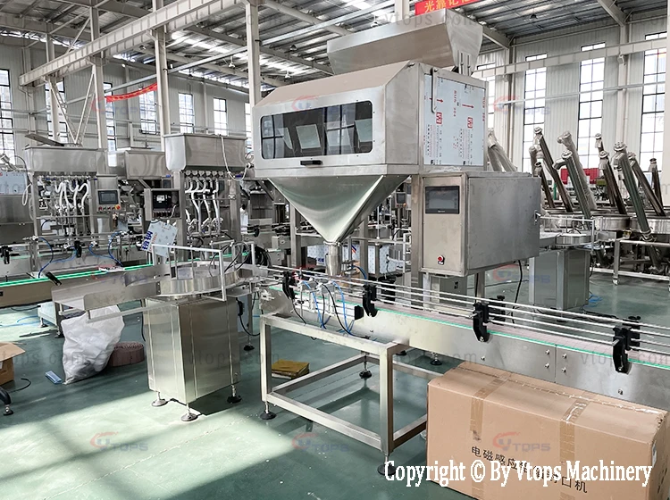High Efficiency Fertilizer Filler Seed Coffee Bean Bottling Capping Machine Melon seed filling sewing machine