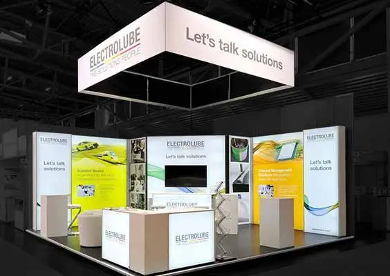 New Design Led Trade Show Booth Tension Fabric Trade Show Led Backlit Display