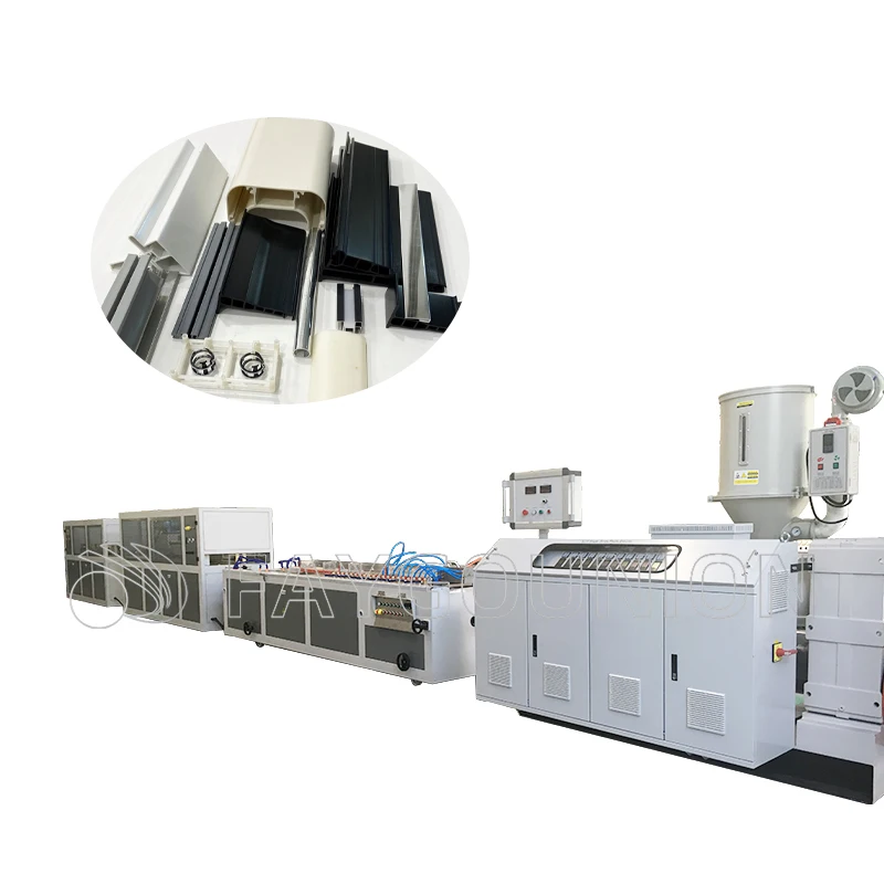 Faygo Union PVC / UPVC plastic profile extrusion extruder production line supplier machine quote supplier cost