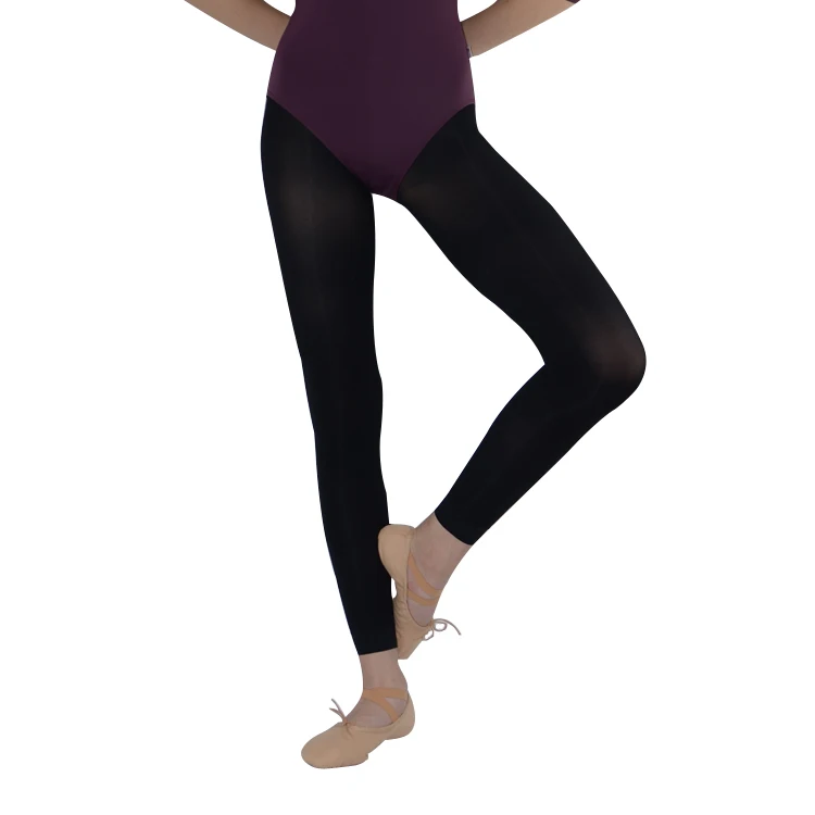 In-stock ready to ship fast shipping adult men black ballet footless dance tights stockings pantyhose factory direct