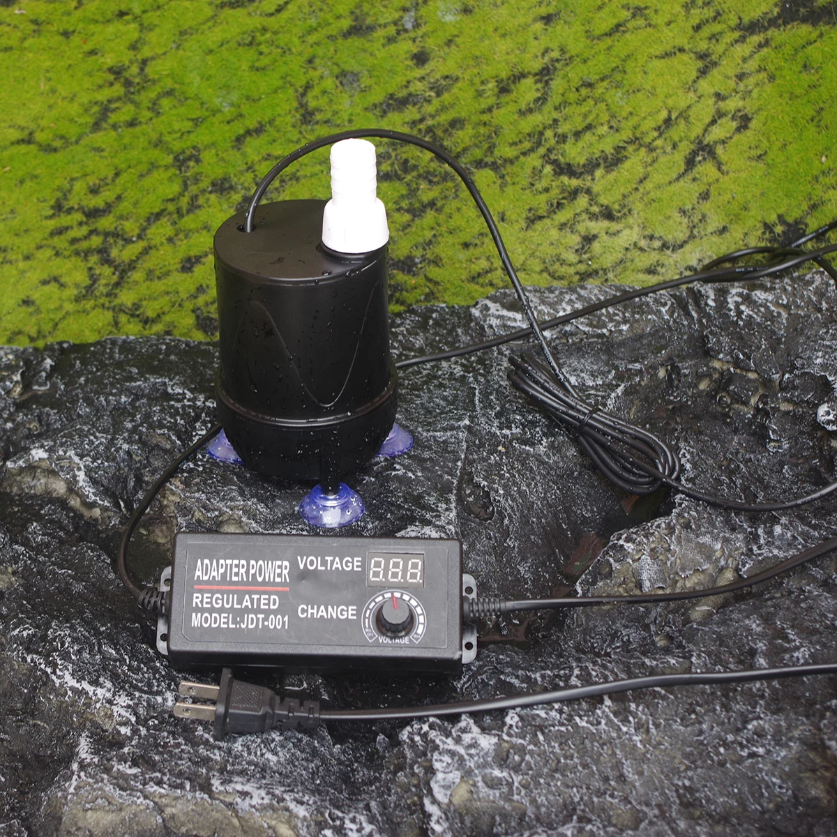 48W DC water pump height 6m 2800L/H submersible water pump small adjustable flow 24V power