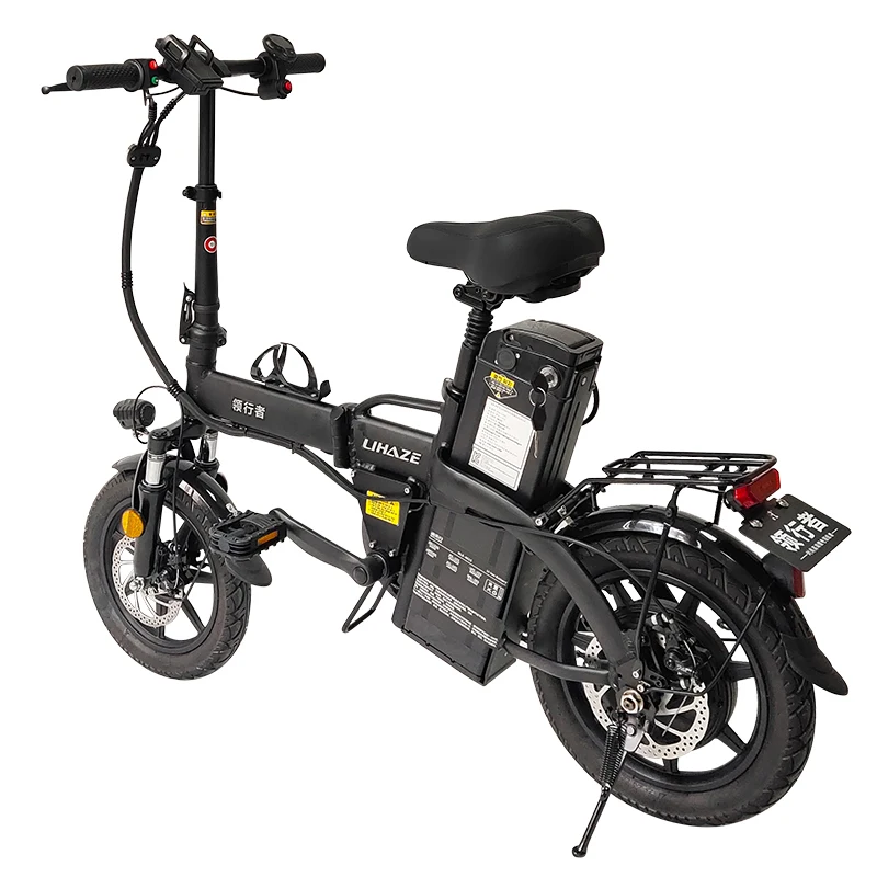 2024 Cheaper Hot selling 14 inch folding electric bike 250W 15ah foldable electric bike electric bicycle