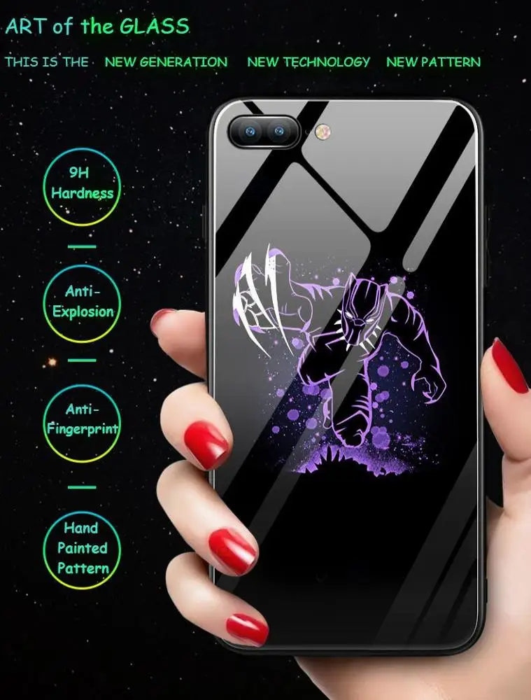
Amazon Hot selling Marvel luminous phone case for iphone 