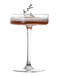 Wholesale In Stock Unique Creative Glass 130ML Clear Whiskey Cocktail Glass Martini Saucer Champagne Glass