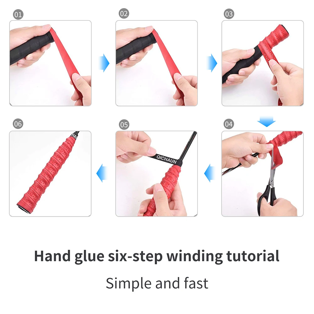 Ракетка Overgrip из импортного ПУ, Антискользящая ракетка для тенниса и бадминтона