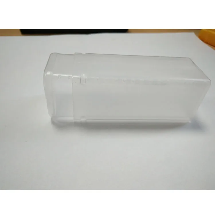 Transparent plastic square telescopic pack tube for CNC end mill tool packing