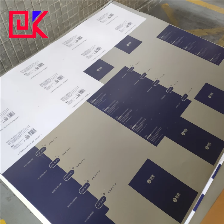 Перерабатываемая жестяная листовая металлическая печать для продуктов по уходу за кожей