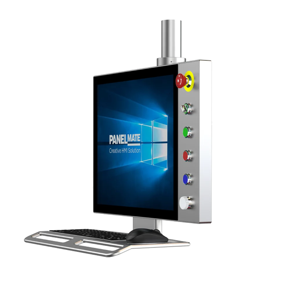 Модель # IDD59190 | Inter Core i5 6200 / 7200U резистивный сенсорный экран Beckhoff 19 дюймов Arm-установленный пульт управления с