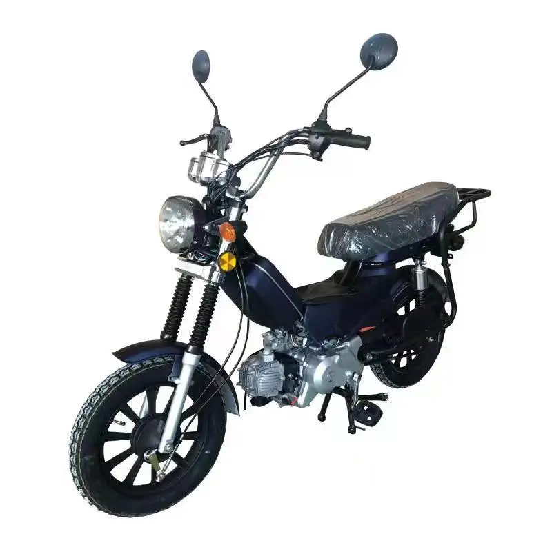 Wholesale fuel gasoline motorcycle with Storage basket mini motorcycle with driving lights and Long seat moped