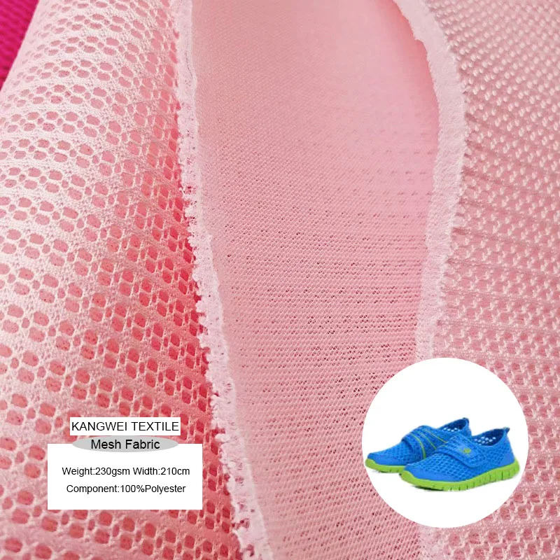 100%Polyester Knitted Sandwich Scuba Fabric Mesh Fabric for Shoes Home Textiles Bags Cars Quick-Dry 3mm Thickness-for Boys Girls