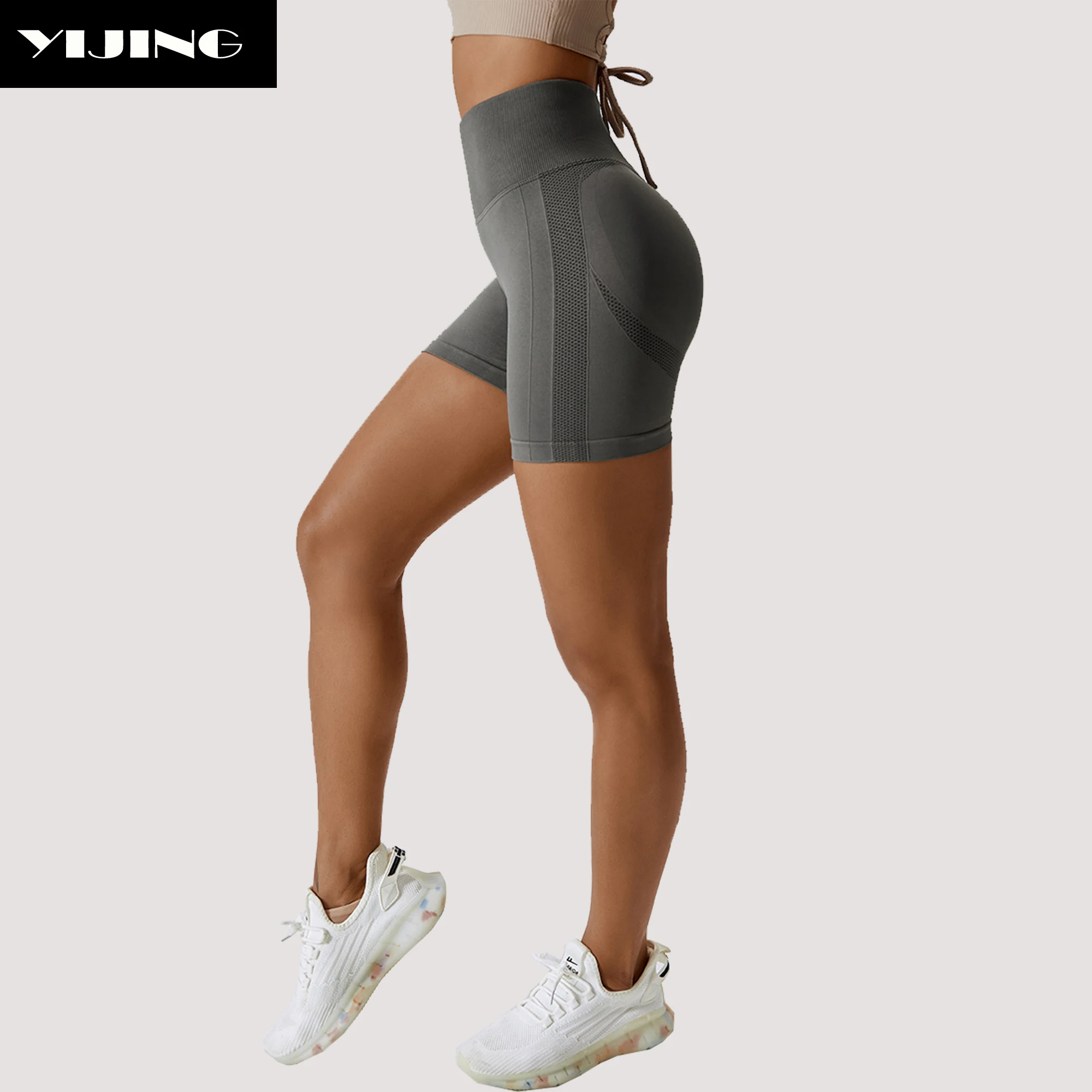 Pastel Summer Colors Yoga Short Women Fitness & Yoga Wear Shorts Yoga Booty Shorts New Fashion Ladies Sportswear Blank Pattern