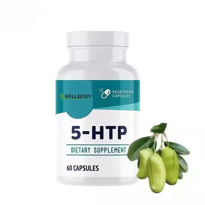 WELLBODY OEM/ODM Private Label Factory Supply 5-HTP Capsules Natural Griffonia Simplicifolia Seed Extract Vital Mind & Energy