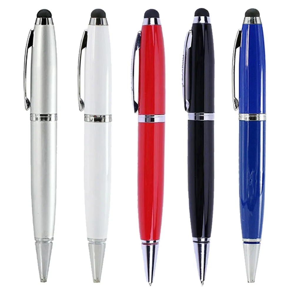 Custom Logo Pen with Pendrive USB Flash Pen Drives Logo 8GB 16GB 32GB 64GB USB 2.0 3.0 metal 128 GB U Disk memory