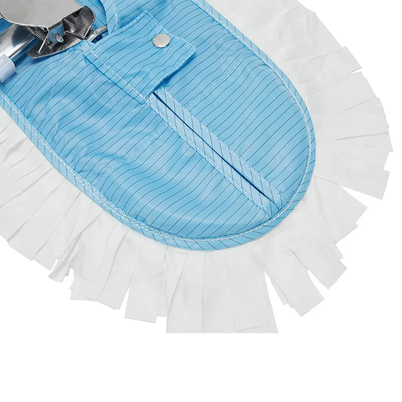Cleanroom replaceable and adjustable Microfiber ESD antistatic Floor dust Mop