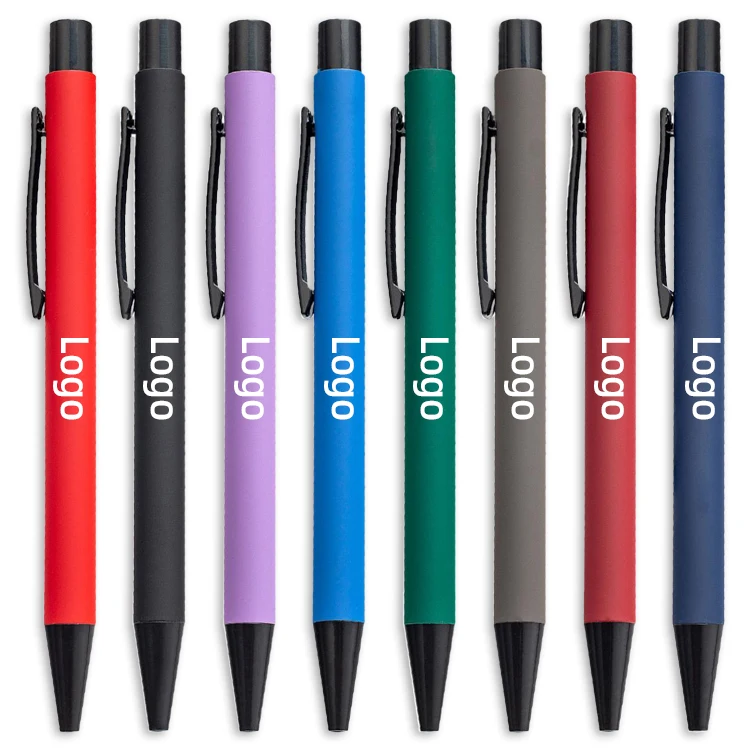 Multifunction Ball Stylus Metal Soft Touch Screen Pen 2 In 1 With Custom Logo Ballpoint Pens