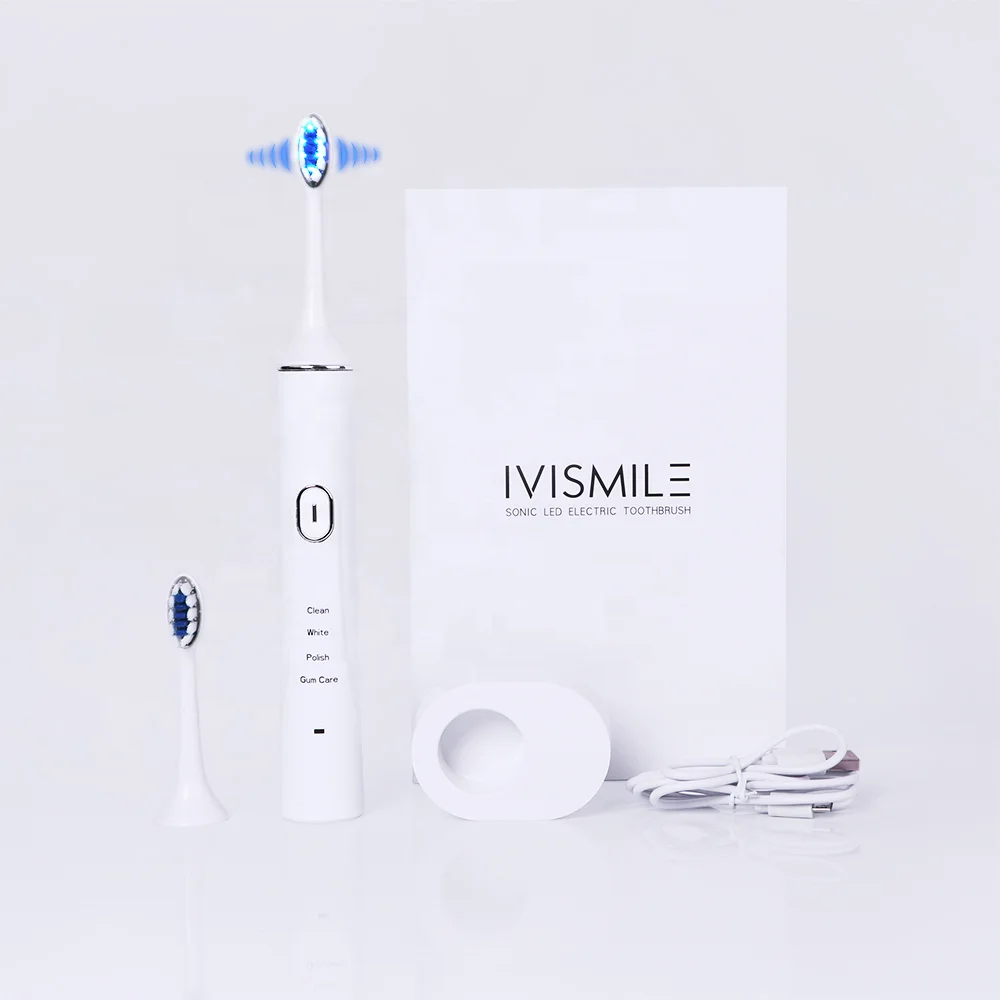 New Designed Deep Cleaning Automatic Whitening LED Light Electric Toothbrush