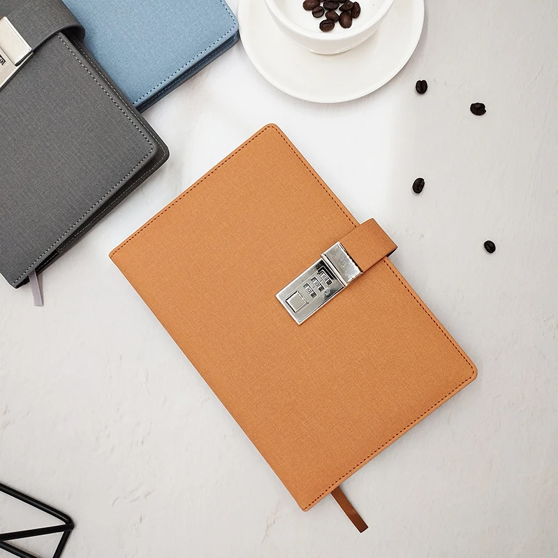 SIDAIXUE Diary with Lock Vintage Lock Journal Password Protected Notebook Secret Planner