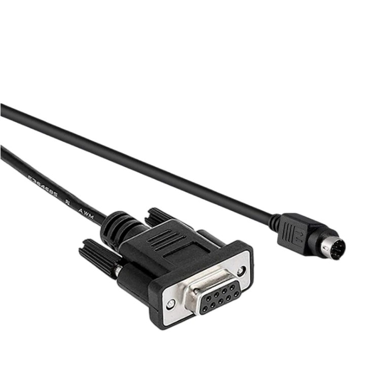 Custom DB9 Male to Mini Din 8pin RS232 Signal Switching Cable