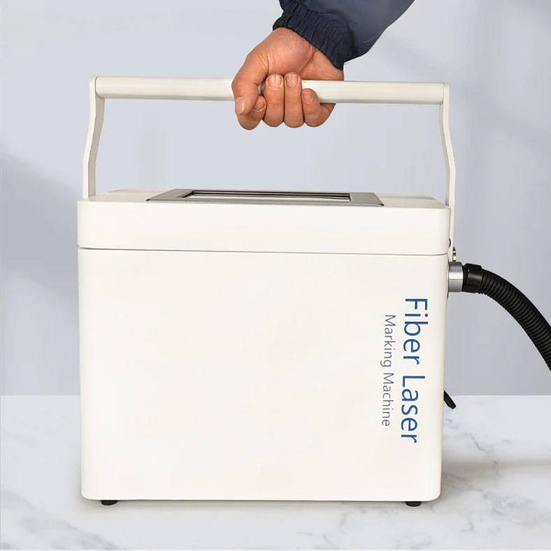 Portable Handheld Fiber Laser Engraver Marking Machine Date Logo Printers