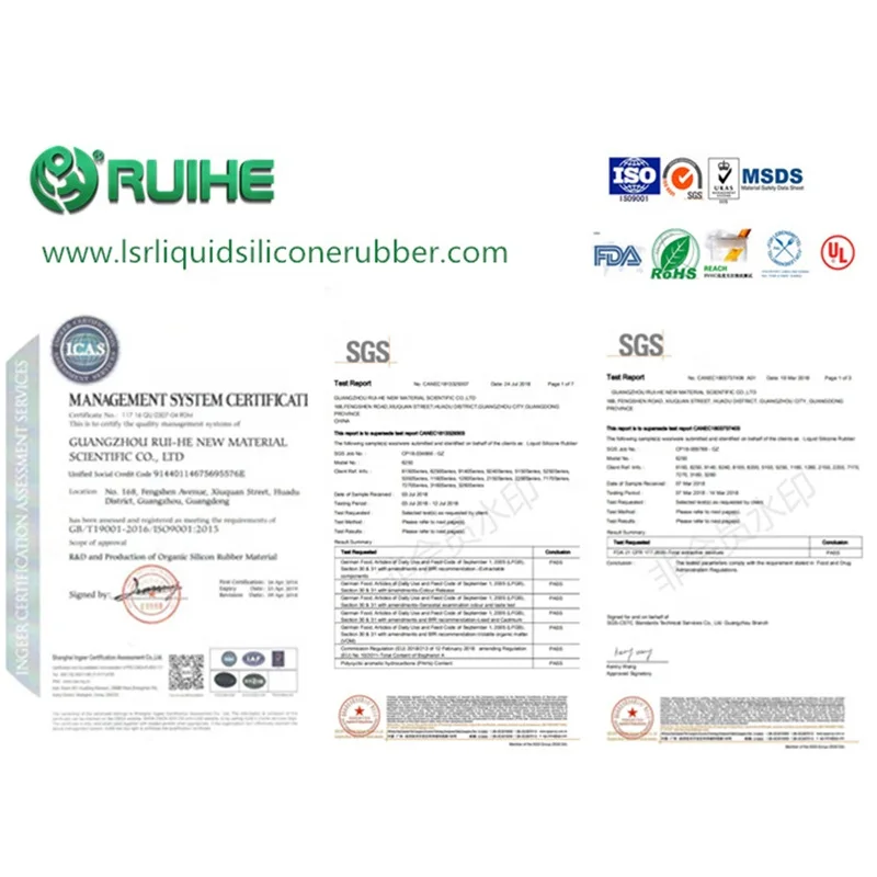 Liquid Silicone Rubber Fast Curing Good Adhesion For The Fabric Surface Label