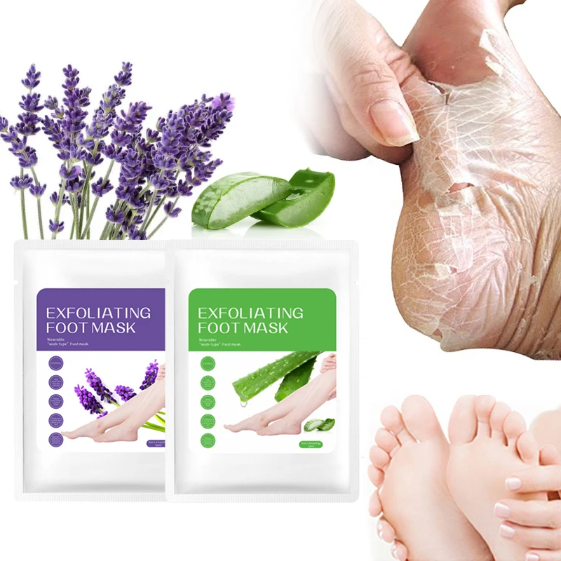 Professional OEM/ODM Moisturizing Exfoliating Nourishing Lavendver Vgan Foot Mask Organic Foot Mask Foot Peel Mask