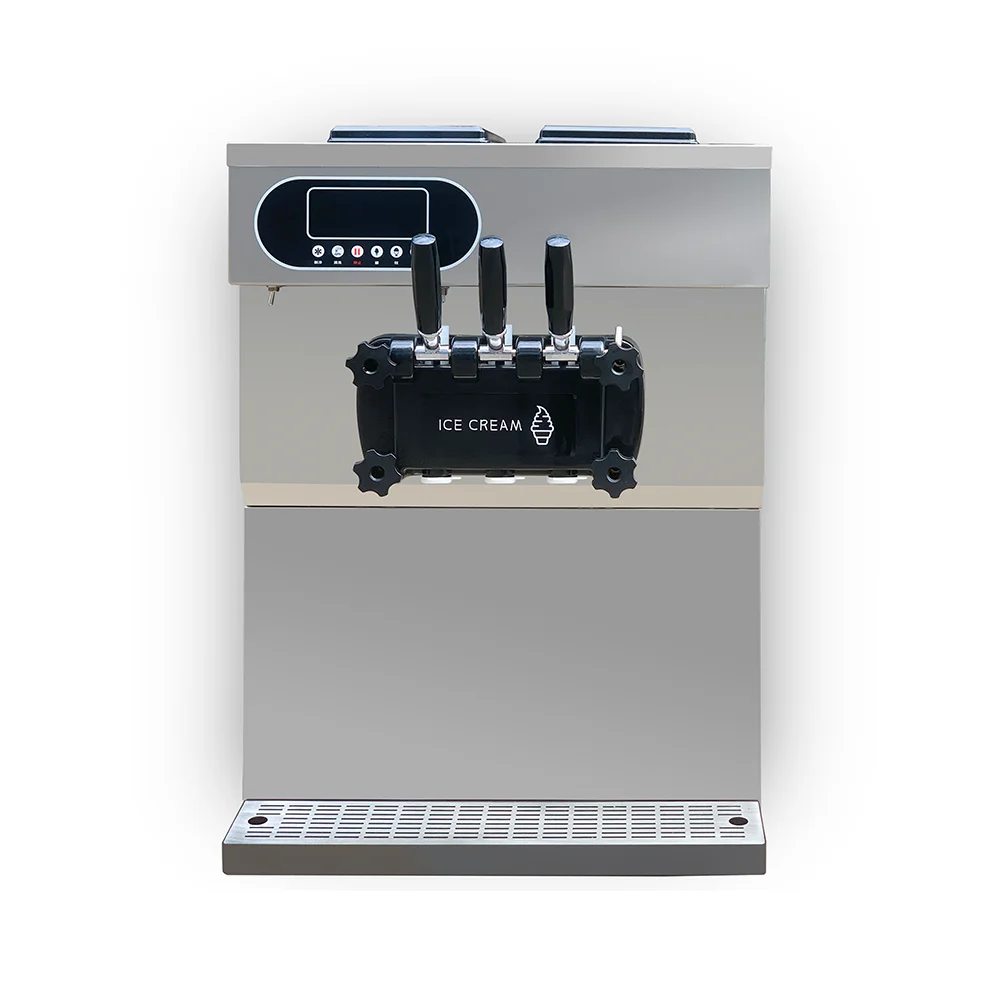 Мягкое мороженое микс 2 + 1 вкус коммерческий производитель мороженого из нержавеющей стали