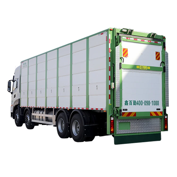 210 horsepower 3 floors aluminum body 6.8m 4x2 livestock poultry pig animal transport truck