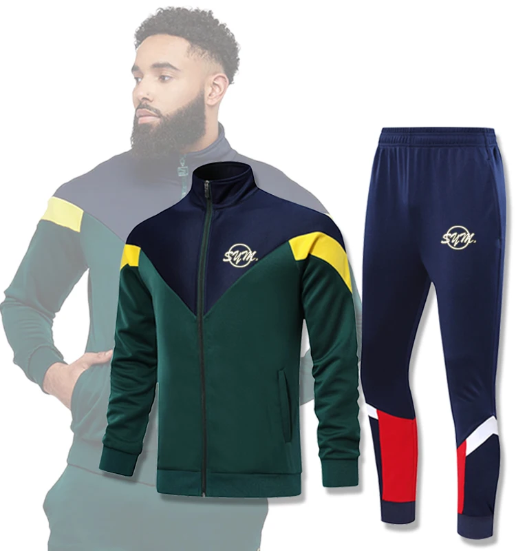 
High Quality Men Wholesales Fashion brand style Custom jogger set Winter sweatsuit sports track suits 