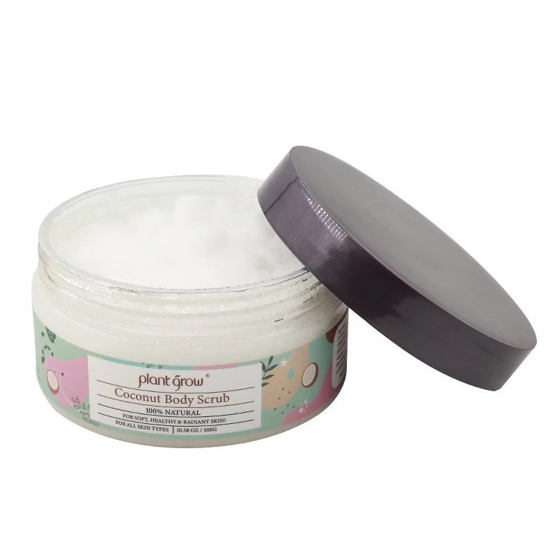 Vegan CPSR Green Tea Shea Butter Safflower Seed Oil Sweet Almond Oil Moisturizing Shea Sugar Body Scrub